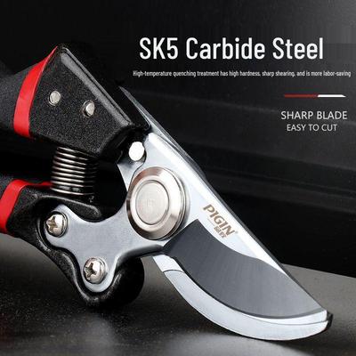 Секатор из немецкой стали SK5: Садовые, прививочные и флористические ножницы для толстых веток, экономящие силы
