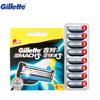 Gillette Mach3 мужское лезвие для бритья для лица, безопасное Mach 3, бритва для лица, 8 шт., ручные лезвия для бороды