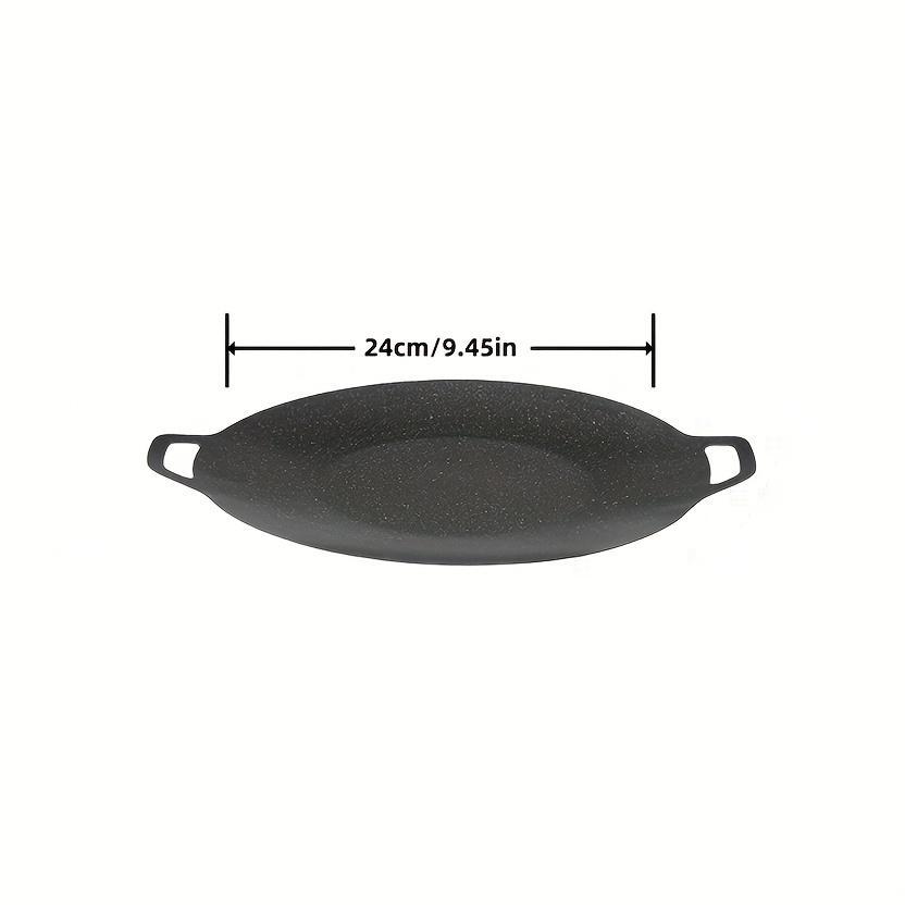 Korean Grill Pan Round Non-Stick Barbecue Plate BBQ Grill Outdoor Travel Camping Frying Pan Barbecue Accessories Kitchen Supplie