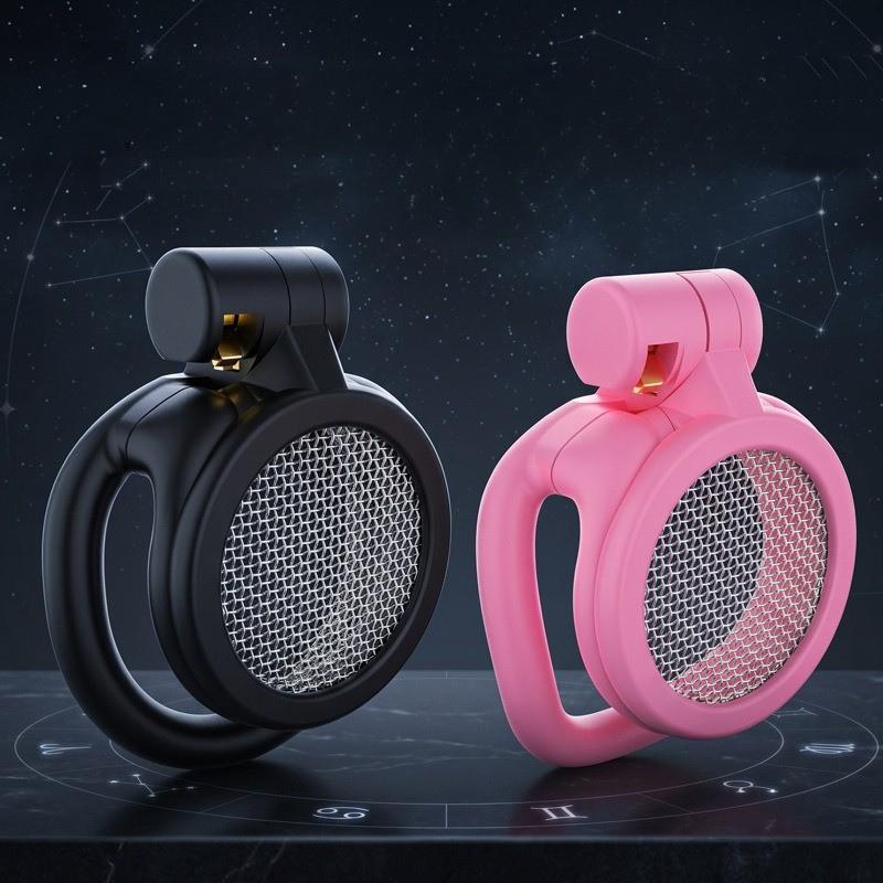 2026 Men's Cobra Chastity Cage Star‑Net Flat Lock Resin Stainless Steel Mesh CB Lock Personal Adult Intimate Device for Men 18+