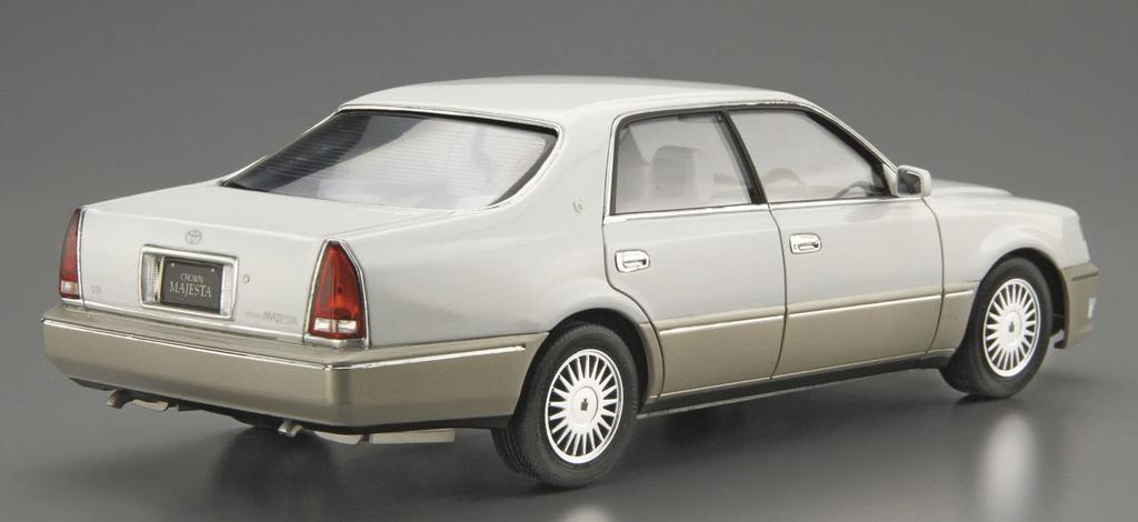 AOSHIMA The Model Car Toyota UZS151 Crown Majesta C Type 1998 Plastic Model 1/24 No.151