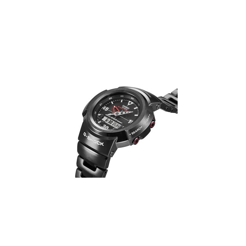 Casio Модные Уличные Беспроводное Управление Ударопрочные 200 метров Водонепроницаемые Кварцевый Механизм Стальной Ремешок Японские и Корейские Часы AWM-500-1A