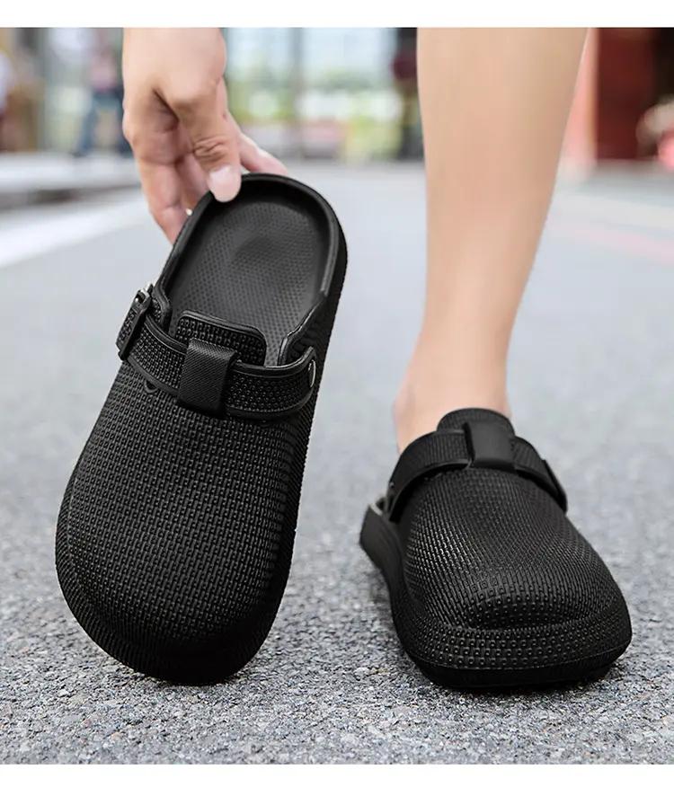 Модные Высококачественные Удобные Мужские Водонепроницаемые Садовые Туфли Регулируемые Сандалии женские Сабо Скользкие Модные Стельки Мужские Шлепанцы-Мюли
