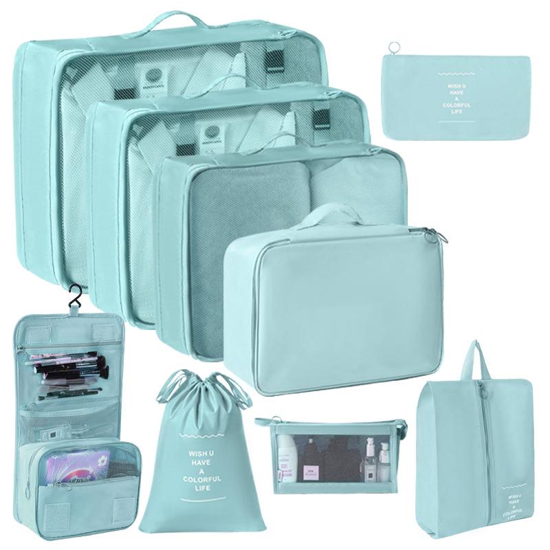 6/7/8/9/10 шт. Набор дорожных органайзеров для хранения сумок для чемоданов, набор кубиков, чехлов, переносных чемоданов, одежды, обуви, аккуратных складных мешочков