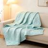 Прохладное стеганое дышащее тонкое одеяло, прохладное одеяло для людей, которым жарко во сне, приятное к коже базовое двустороннее одеяло для сна, летнее одеяло для дивана, кровати, софы