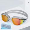 Swimming Goggles Adults Polarized Swim Glasses for Men Women Professional Pool Eyewear UV Protection Anti-fog Clear Wide Vision