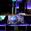Металлический светодиодный симфонический ритм-светильник RGB Sound Control Atmosphere Strip Lamp Stress Relief Desktop Party