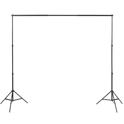 Photo Studio Set 3 Cotton Backdrops with Adjustable Frame 3x5 M
