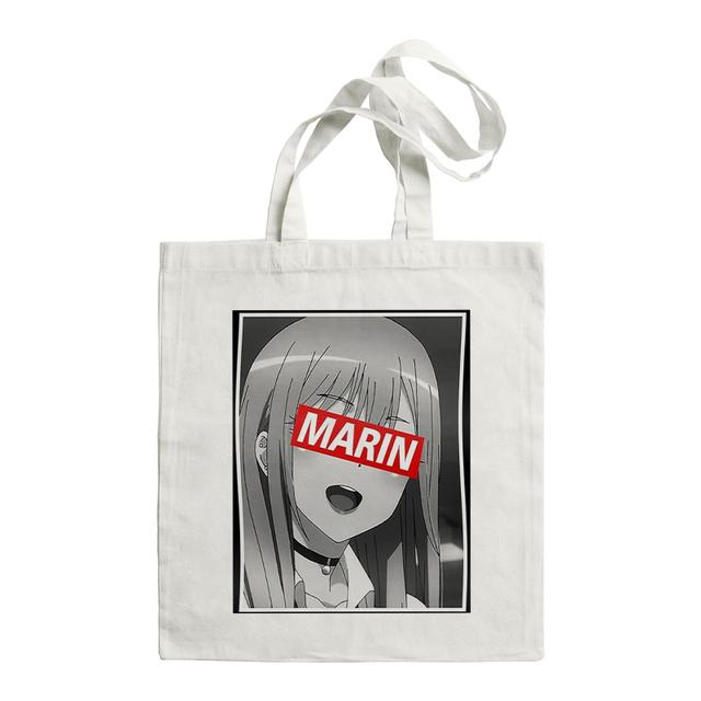 Marin Anime Japan My Dress-Up Darling Harajuku Manga Сумки на плечо Сумки на плечо Повседневная сумка для покупок для девочек Женская большая холщовая сумка