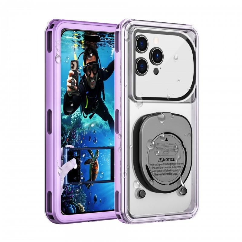 Universal 6.9 Inch Waterproof Phone Case TPU Full Cover With Touchscreen Sensitivity Wet Hands