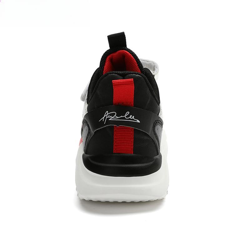 Спортивные детские кроссовки Мальчики Повседневная обувь для детей 5-16 лет Теннис Кожа Нескользящие Модные Беговые кроссовки