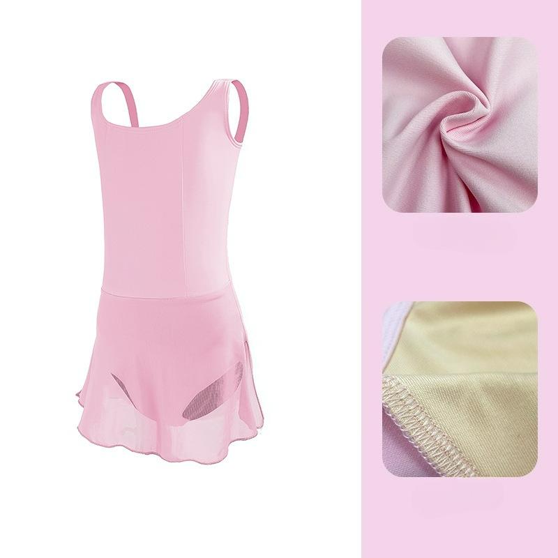 Детская одежда для танцев на лямках, балетные пачки для девочек, детская одежда для танцев, одежда для физической гимнастики, лето