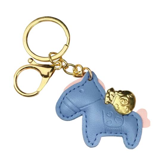 Подвеска-брелок в виде лошади, компактный мини-брелок, ручная работа, шарм в виде лошади из искусственной кожи, аксессуары для сумок, кошельков, рюкзаков