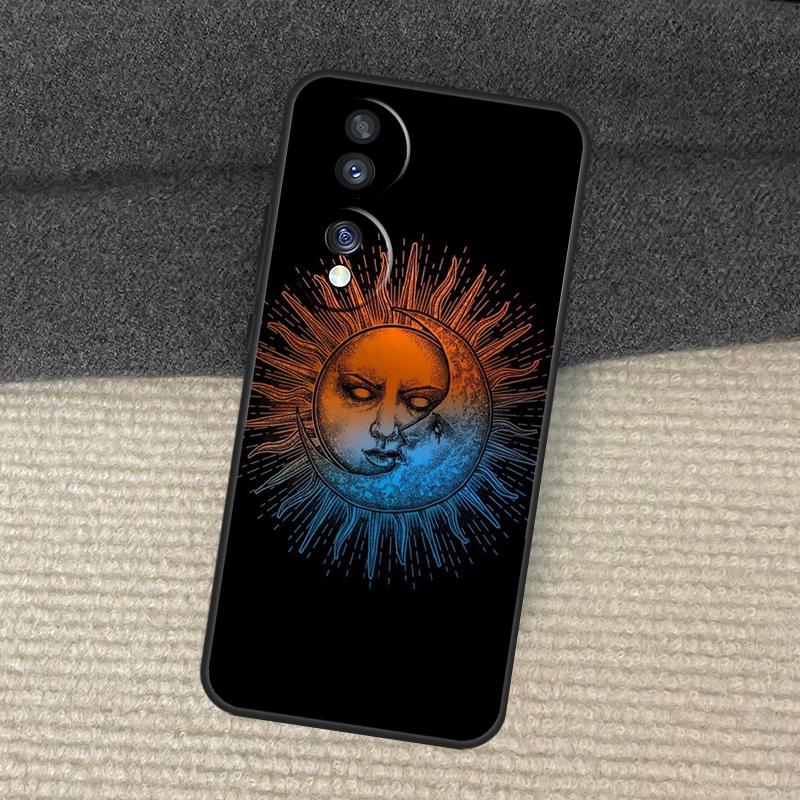 Sun and Moon Case For Honor Magic 7 Pro 5 6 Lite Honor 200 Pro X9b X9a X8b X8a X8 X9 X9c 50 70 90 Cover
