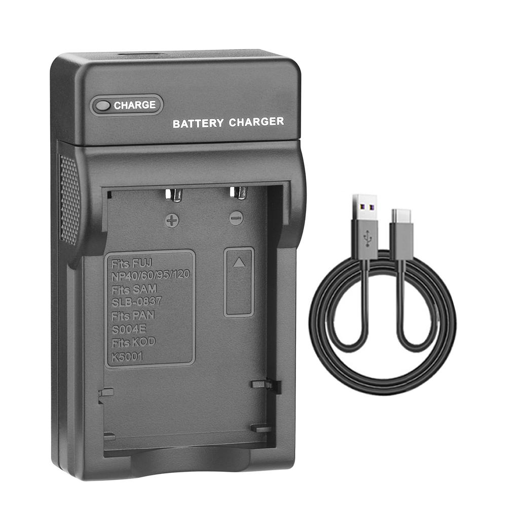 NP-40 NP-60 NP-120 Battery Charger For Fujifilm FinePix F402, F403, F420, F455, F460, F10 Zoom, F11 F650, F700, F710, F810, F811