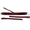 Horse Western Leather Complete Flank Cinch Set Rear Flank Back Cinch Girth Saddle Billets TACK Horse Cinches (Leather)