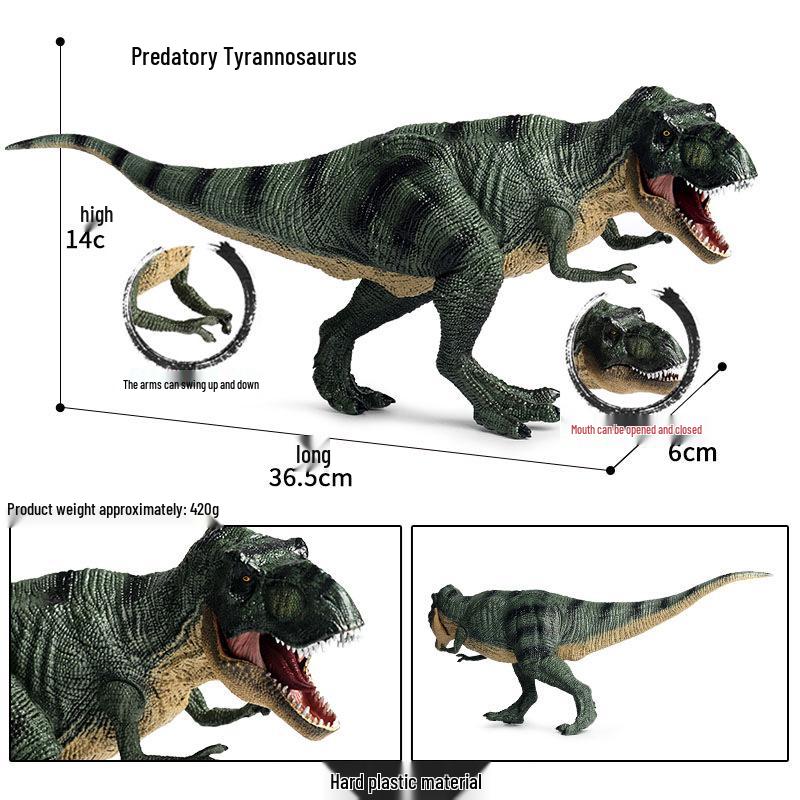 Dinosaur Model Set: T. Rex, Spinosaurus, Mosasaurus, Stegosaurus, Triceratops Cognitive Toys