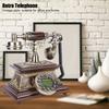 Desktop Retro Vintage ID Telephone with Display FSK DTMF for Home Office Hotel Decoration