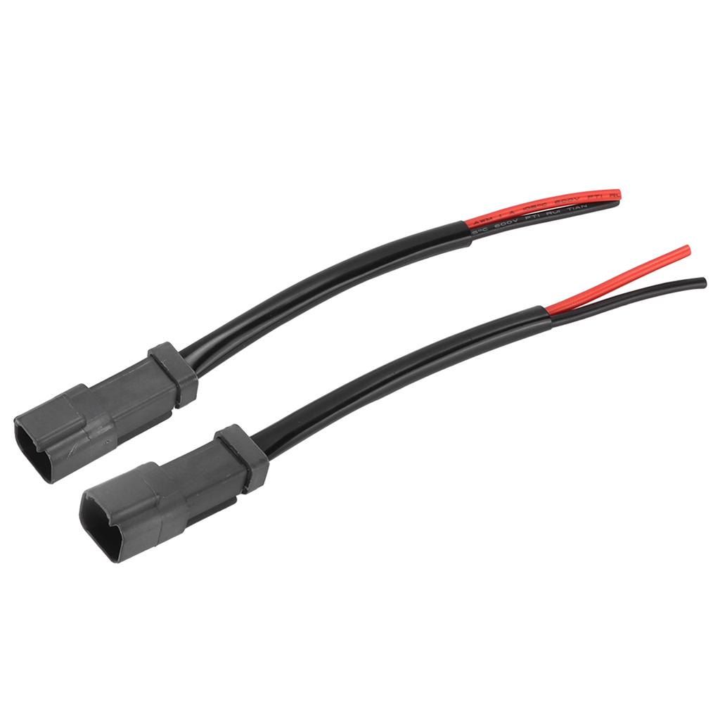 Пара разъемов DT типа «папа» для жгута проводов, переходники для ретрофита, универсальная проводка для фары, противотуманной фары 12В-24В