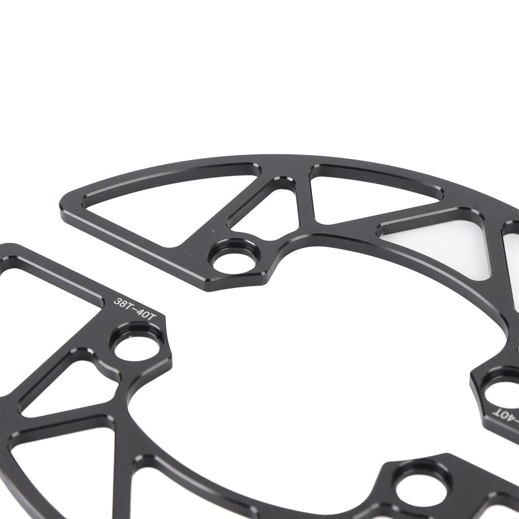 Cycle Chainring Guard Aluminum Alloy 104BCD Cycle Sprocket Protector for 38 to 40T Positive Negative