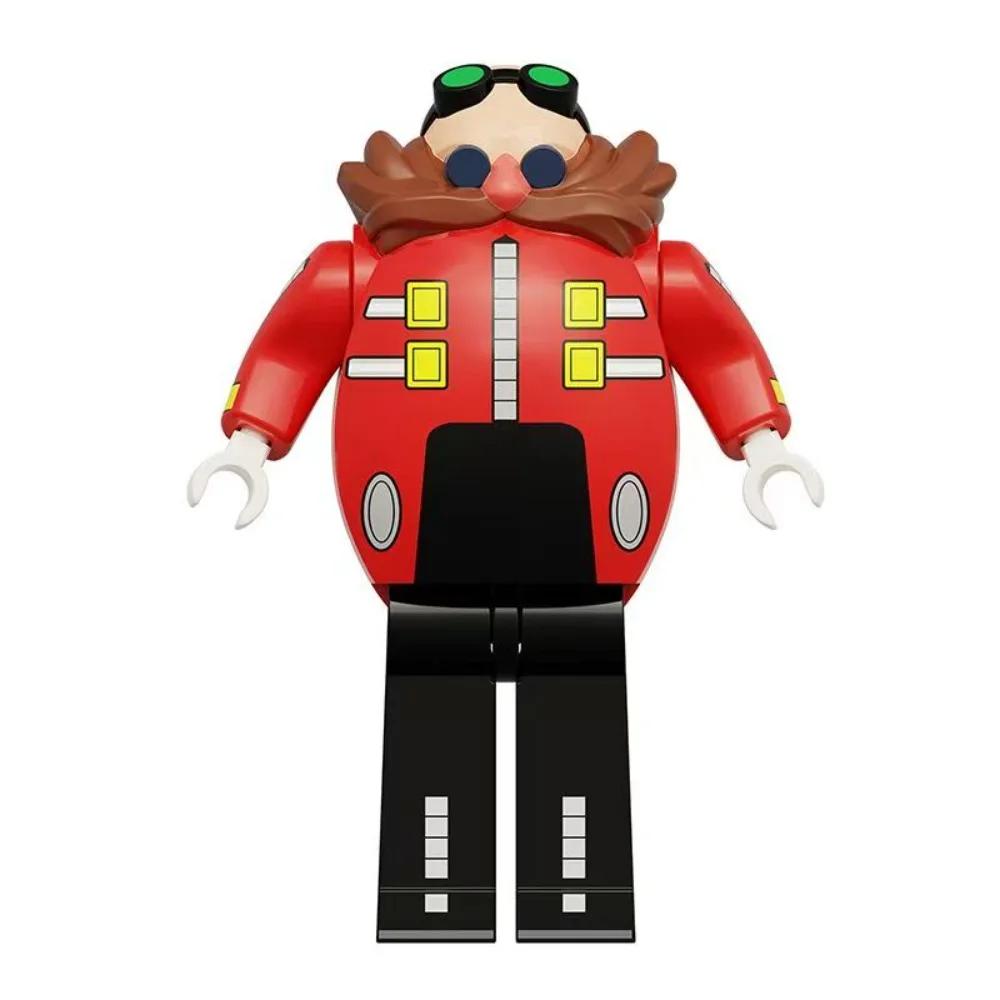 Горячий Рождественский Мультяшный Соник Ёжик Строительные Блоки Сборная Модель Кукла Девочка Мальчик Игрушка Для Детей День Рождения Коллакация Подарок