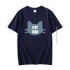 Cat Dad Pure Cotton Tshirt Best Ever Funny Saying Pun Present Slogan Cool Gift Tee Graphic T Shirts Oversize T Shirt For Men