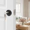 TEHAUX Door Lock, Door Knob with Key, Keyed Deadbolt Lock, Locked Door Handle, Exterior Door Knob, Door Lever Handle, Single-Sided Deadbolt, Door Lock