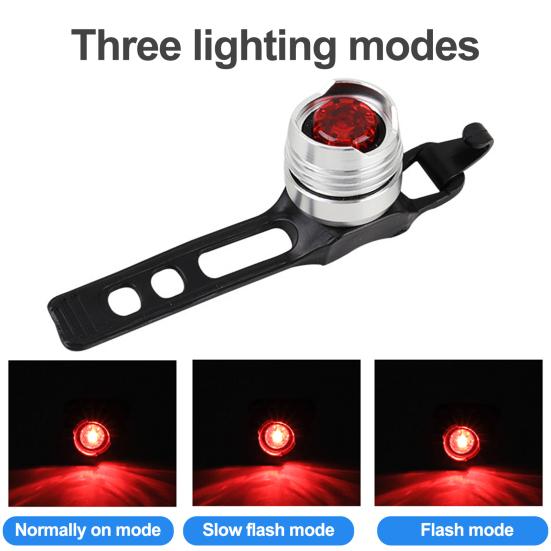Bicycle Taillight High Brightness Waterproof Multiple Lighting Modes Simple Installation Bike Safety Warning Tail Light
