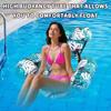 1 Pack Floating Lounge Chairs Inflatable Pool Floats for Adult Heavy Duty Floating Chair Summer Water Beach Lake Fun Party