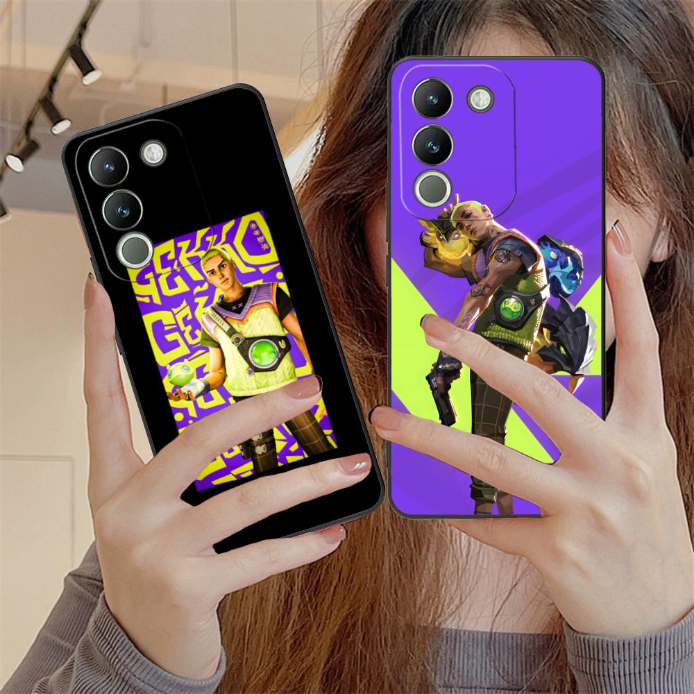Чехол для телефона Valo Gekko для VIVO Y77 76 75 74 73 72 58 56 55 51 50 38 36 Y19 Y18 Y03 Y01 5G Мягкий ТПУ Ударопрочный Чехол