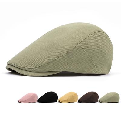 Однотонная кепка мужская солнцезащитная шляпа Forward Cap Beret Женская кепка британского газетчика