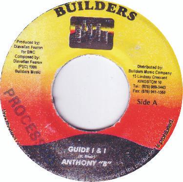 7-дюймовая пластинка ANTHONY B - Guide I & I none Builders 1999 Ямайка Регги, Ска и Даб Б/у