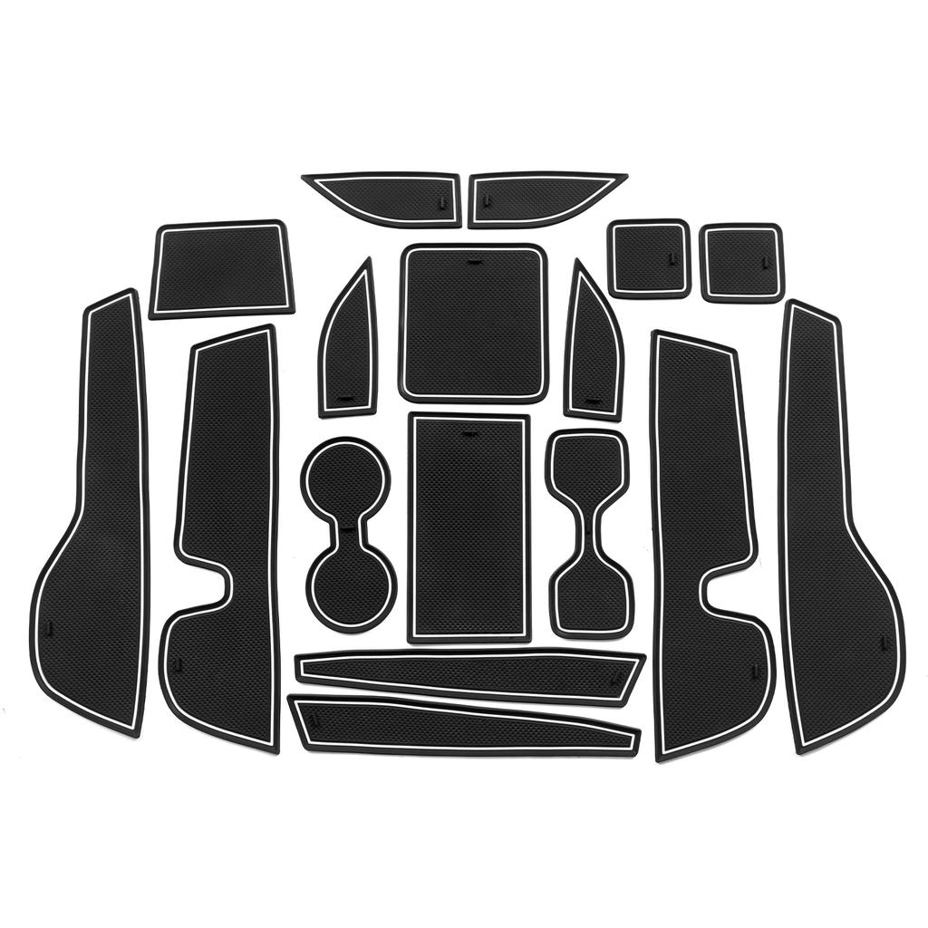 Коврик в слот для ворот автомобиля для Mitsubishi Outlander 2023 + Противоскользящий коврик в паз двери, подстаканник, аксессуары для интерьера, подставка