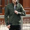 Men's Coat Korean Style Men's Coat Pure Cotton Large Size Men's Stand Collar Work Jacket Men's Clothing