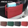 PU Leather Car Side Door Storage Box Auto Waterproof Phone Pocket Pouch Car Seat Side Organizer Hanging Storage Bag