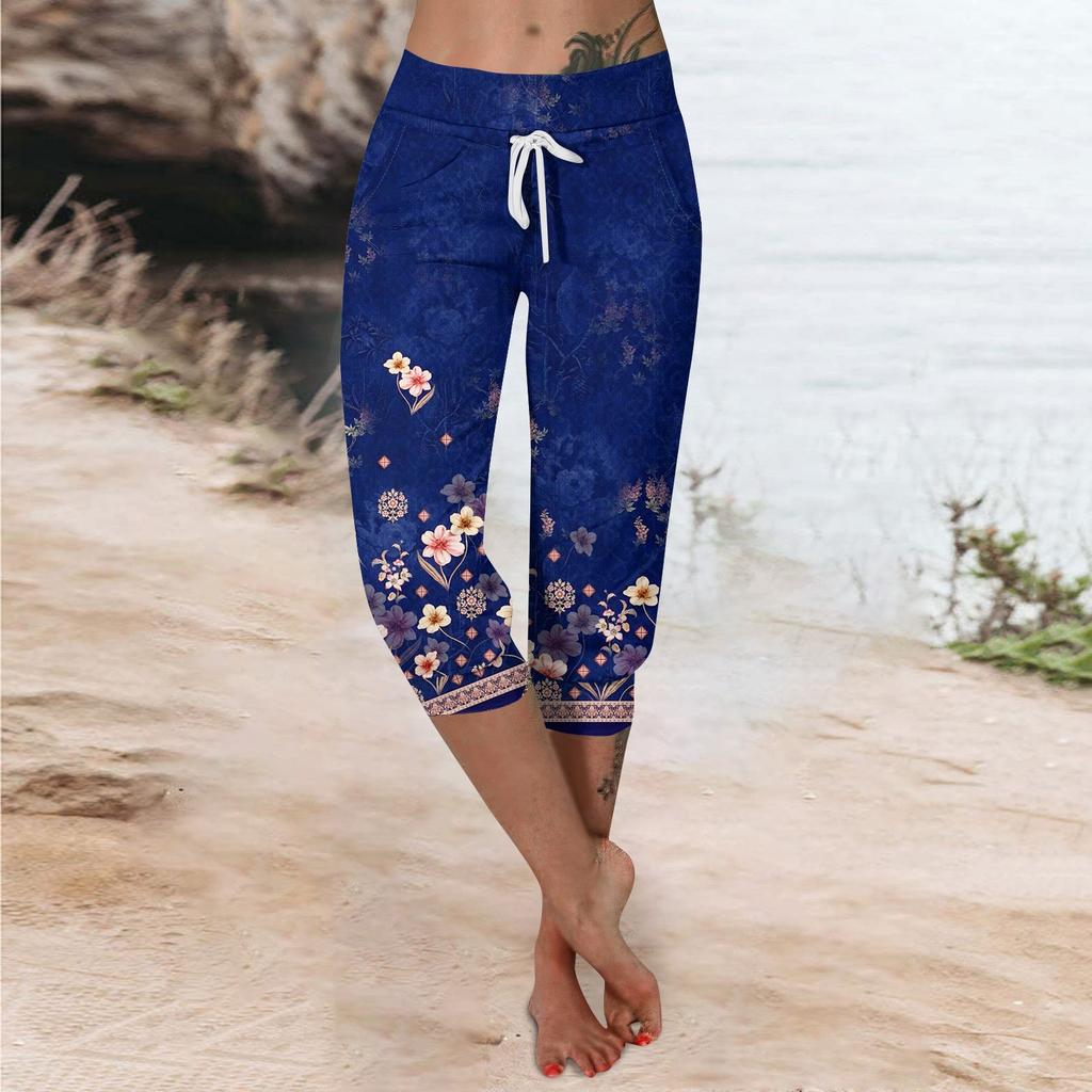 Брюки для женщин, укороченные шорты для женщин, летние новые повседневные эластичные модные повседневные брюки