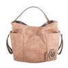 Handbag - LE TEMPS DES CERISES - Noemi 2 - Taupe - Bucket Shape - Single Handle - Practical Compartments