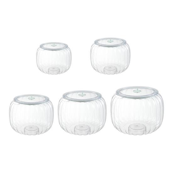 Банка для хранения с герметичной крышкой, большая емкость, пищевой класс, без BPA, прозрачный дизайн, пыленепроницаемый контейнер для зерна и риса