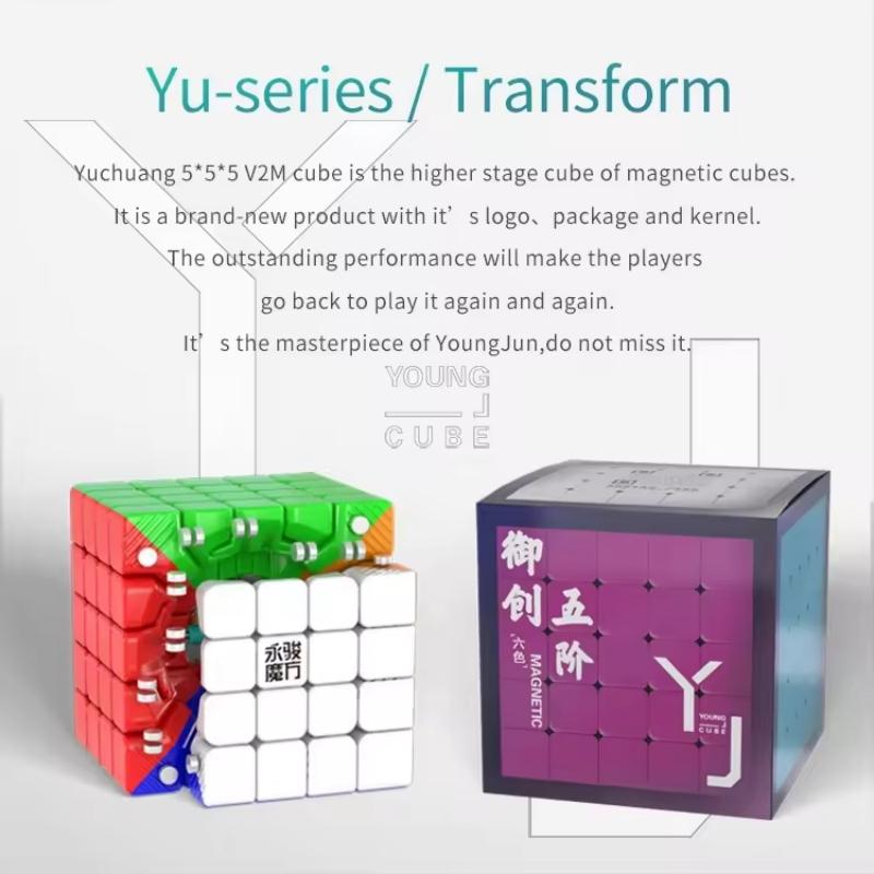 Non-Toxic Yongjun Yuchuang Yu Series5X5X5 Magnetic Magic Cubes Puzzle Educational Toys 5X5 Cube