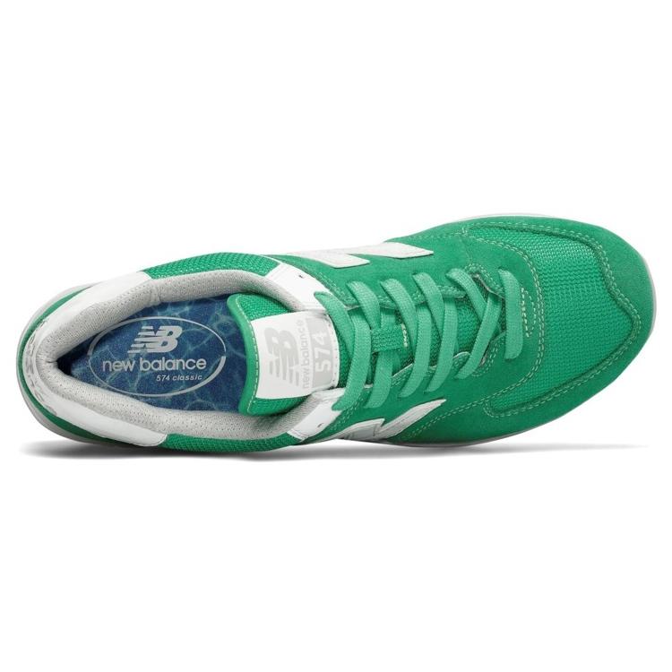 New Balance 574 Износостойкие Легкие Низкие Беговые Кроссовки Унисекс Зеленые (унисекс) Кроссовки ML574SEH
