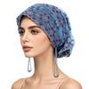 Embroidered Flower Sun Hat With Tassels For Summer Travel And Casual Wear