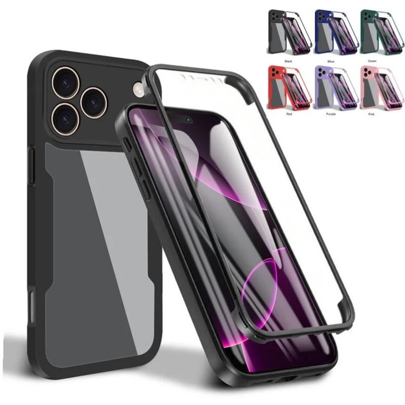 Защитный чехол Claer 360 для всего корпуса для Iphone 17 Pro Max Iphone17 Air 5G Передний экран Ударопрочный Бампер