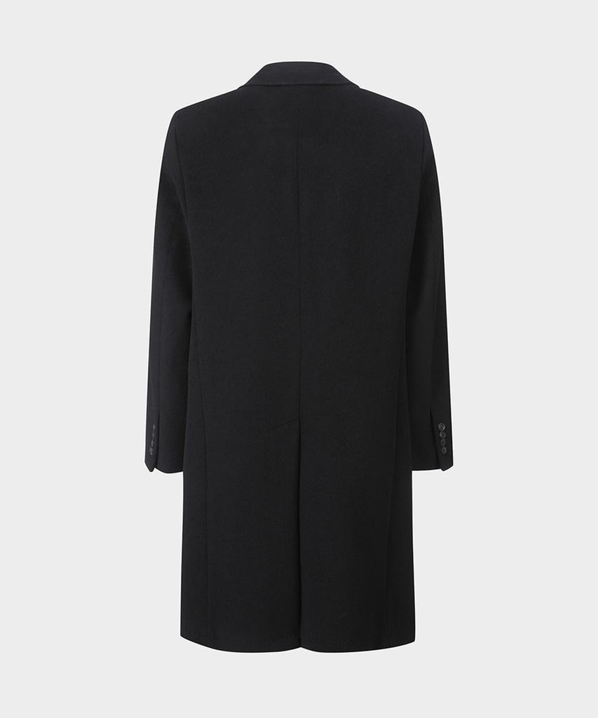 Brooks Brothers Classic Town Coat (Black) (Bbcsmf2194Uew)