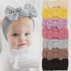 Новая повязка на голову с бантом для малышей осень/зима: Уютный, однотонный, идеально подходит для девочек