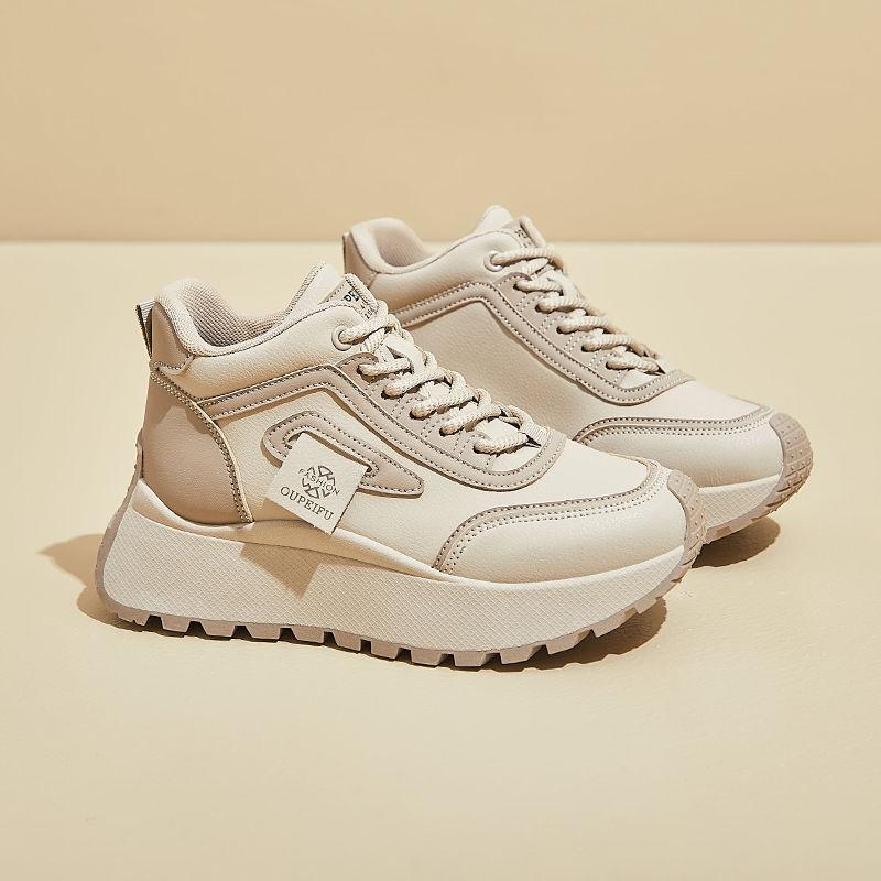 Ins tide dad shoes женская весна и осень 2025 новые супер пожарные усиленные спортивные туфли на платформе повседневные кроссовки для бега женские