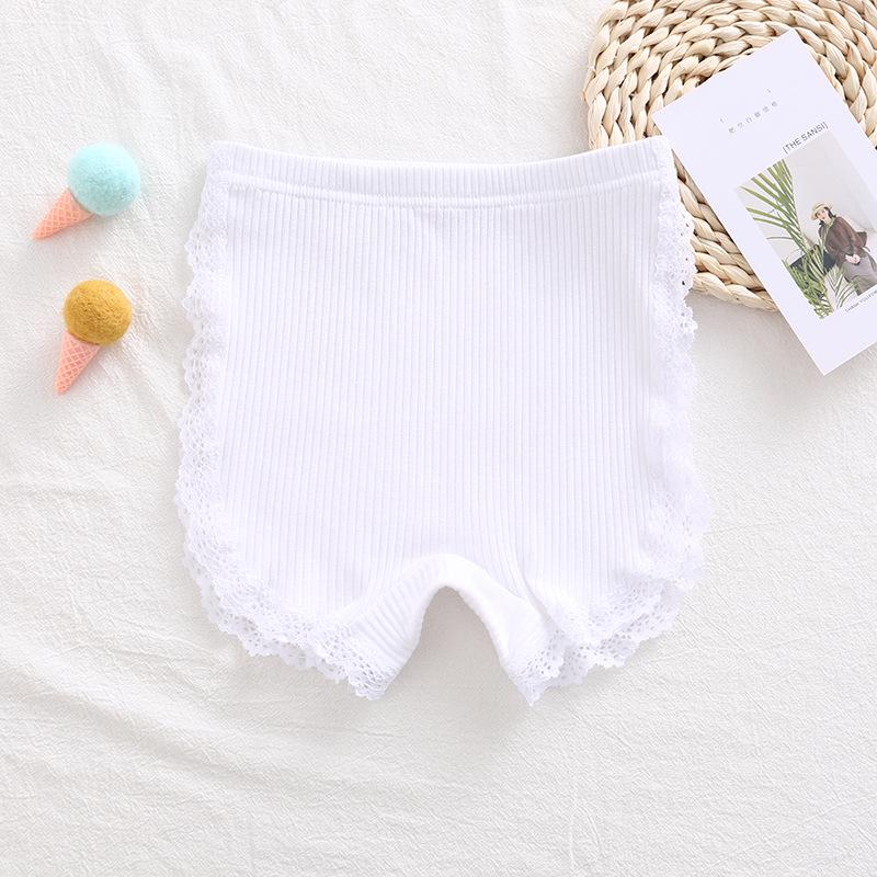 Girls' 2022 Summer Safety Pants - Lightweight, Pure Cotton Underwear for Small To Medium Children