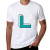 Alphabets  Blue YWZMLS 5 TShirt t shirt man designer t shirts with prints TShirt