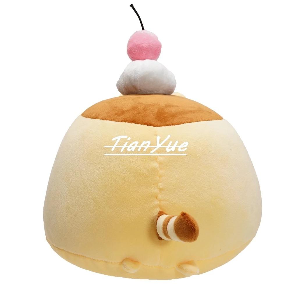 Cute Animal Pudding Cats soft Stuffed Pussy Christmas Gift Toys for Christmas 22cm