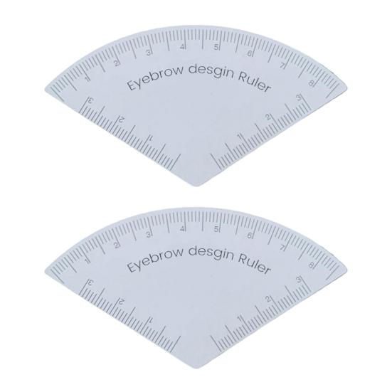 Eyebrow Design Ruler Portable Fast Drawing Guide Professional Eyebrow Shaping Tool for Beginners Pros