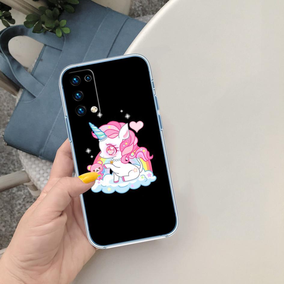AQ25 Cartoon Unicorn Phone Case for Motorola Moto G10 G20 G30 G31 G32 G34 G35 G41 G42 G50 G51 G52 G55 G60 G60S G62 G71 G72 G75